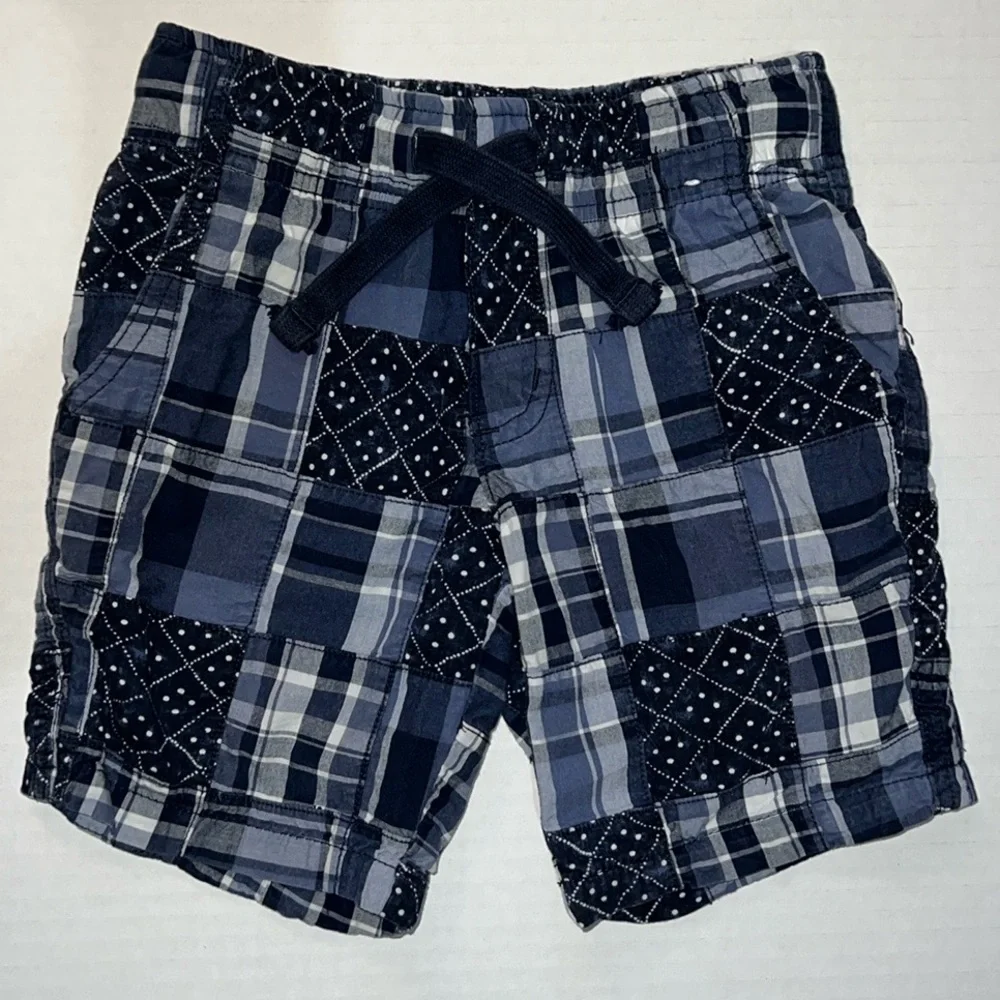 Gymboree Pull On Patchwork Shorts, 4